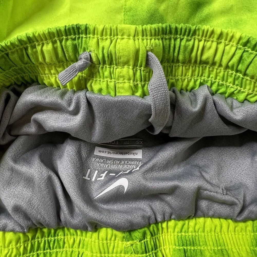 Nike Green Yellow Tempo Dri Fit Athletic Running Shorts Women's Size XS Lined - Picture 8 of 12